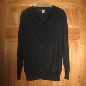 GAP Black Cowl Neck Long Sleeve Top
